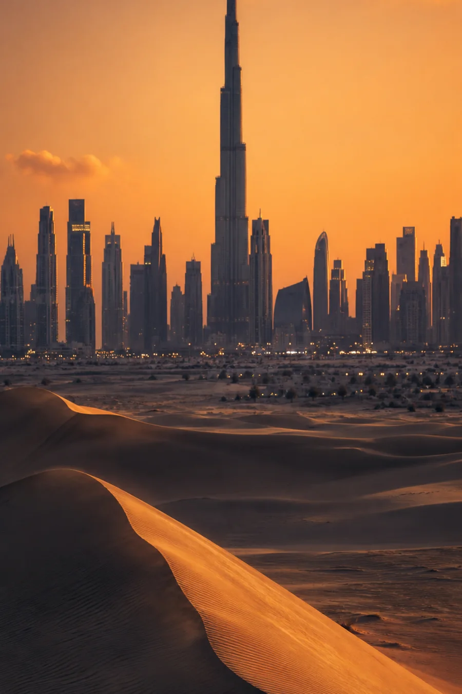 Paisaje representativo de Dubái