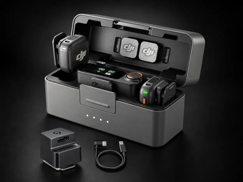 DJI Mic 3 (2 TX + 1 RX + Estuche De Carga)